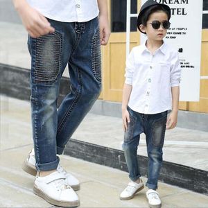Jeans Boys Spring and Autumn Jeans Baby Korean Stripe Casual Stripes
