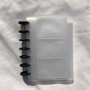 Yiwi B6 A4 Mushroom Hole 3 Inch Notebook Card Collect Planner T Puncher Transparent Polaroid Bag Po Storage