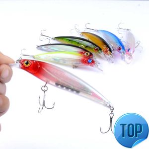 1 st 11 cm 13,4 g mini minnow wobblers flytande fiske lockar minnow crang bete artificiell hård bad bete fisk lure gädda wobblers