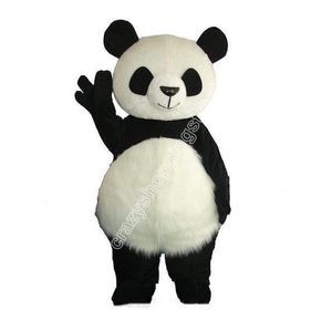 Gorąca sprzedaż giganta panda Mascot Costiums Cartoon Temat Fancy Dress High School Mascot Apparel