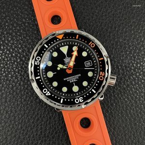 Наручительные часы Steeldive Men Men Diver Watch Tuna Luxury Automatic Mechanical Watches Спортивные наручные часы 300 м.