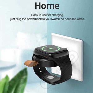 Super Mini Wireless Charger för iWatch Series 8 7 6 5 4 3 2 SE Smartwatch Accessories Portable USB Charging Dock Station Iwatch Cargador bekvämt