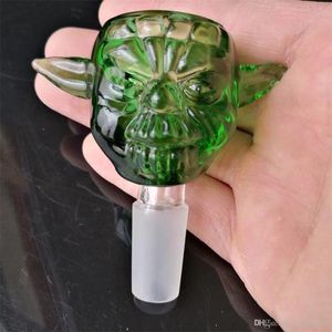 Multicolor animal face bubble bongs accessories Unique Oil Burner Glass Bongs Pipes Water Pipes Glass Pipe Oil Rigs Smoking with Dropper