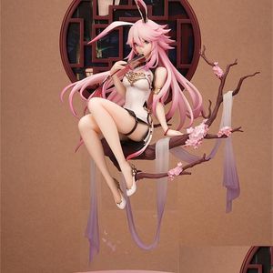 Экшн -фигуры бонус Houkai 3 -й Sakura Yae китайский платье Ver Pvc фигура Y Girl Toys 30cm 220523 Подарки подарки Dhbrr