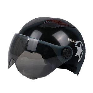 Caschi da ciclismo Casco da scooter elettrico con visiera Occhiali magnetici 58-61 cm per uomo Donna Casco da bicicletta da strada Caschi da motocross Accessori bici 230322