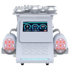 Uso clínica Cavitação de 80k Máquina slim 6 em 1 80k Cavitação de lipoaspiração de ultrassom EMS Vacuum RF Machine