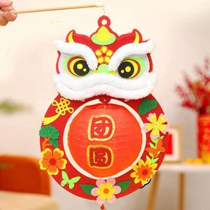 Party Decoration Children Cartoon Diy Lantern Chinese Style Paper Lamp lämplig för sovrummet hem