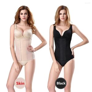 Women's Shapers Six-breasted Elastic Corset Waist Trainer Binders Women Postpartum Corrective Underwear Modeling Strap Girdle Belt