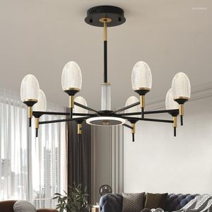 Lampadari Lampadario moderno a LED moderno del Nord Europa per soggiorno, studio, camera da letto, cucina, ramo di casa, lampada da soffitto per interni