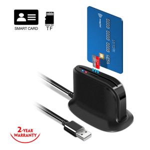 Lettore di smart card USB Dichiarazione fiscale ATM IC ID CAC Lettore di schede TF