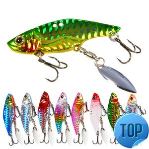 1 datorer 12 cm-16g vinterhavisfiske lockar sjunkande konstgjorda vib Hårt bete Wobbler Crankfish Bait Fish Bass Bait Head Hooks