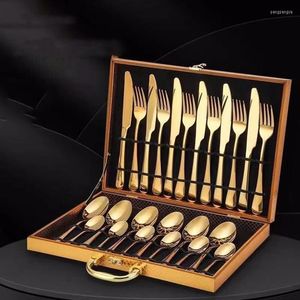 Dinnerware Sets Cutlery Dining Room Faca de mesa portátil Serviço de pratos utensílios de utensílios cubiertos tabela de mesa zlxp