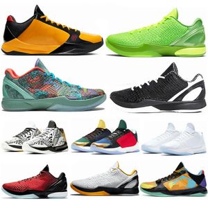 Wandelschoenen Mamba 6 Heren Basketbalschoenen Zoom Protro Prelude Mambacita Grinch Think Pink 5 Alternate Bruce Lee Del Sol Big Stage Lakers 8 24 outdoor sports trai