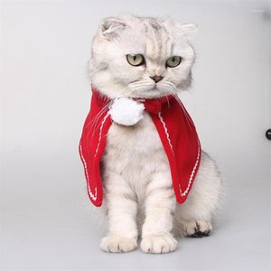 Cat Costumes Christmas Clothes For Pet Dog Product Cloaks Year Gift Dogs