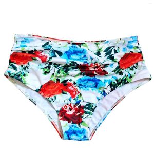 Women's Swimwear Pants Printed Split Ladies High Bikini Waist Spring Sexy Swimwears Tankinis Set Brazilian Panties
