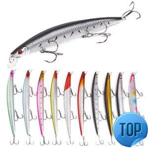 1 PCS 18.5cm 23G Topwater Wobbler 3D Gözler Balıkçılık Yem Minnow Sert Yem 3 Balık Kancaları Krank Balığı Yem Yüzen Balıkçılık Takımı