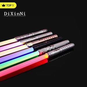 Led Rave Toy RGB Metal Lightsaber Laser Sword Toys Light Saber Espada Brinquedos Saber de Luz Juguetes Kpop Lightstick Zabawki Oyuncak 230322