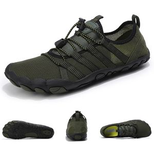 Su Ayakkabıları Yeşil Su Ayakkabıları Erkekler İçin Aqua Yukarı Akım Ayakkabılar Nefes Alabilir Mesh Plaj Sandalet Yaz Spor Ayakkabıları Kadın Yüzme Ayakkabıları Terlik 230321