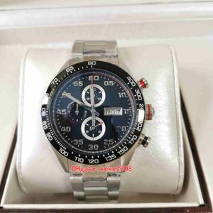 V6F Superqualität Männer Uhren Cv2a1r.ba0799 43 mm Chronographen Edelstahl Keramik Lünette Luminova Sapphire Eta 7750 Automatische mechanische Herrenbeobachtung Man Arms