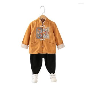 Ethnic Clothing Chinese Style Hanfu Boy Age One-year-old Dress Baby Tang Suit Summer Spring And Autumn Cute Vestido Chino 2023