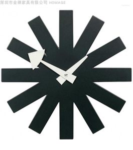 Настенные часы yy nordic черно -белые аппаратные часы гостиная современный минималистский