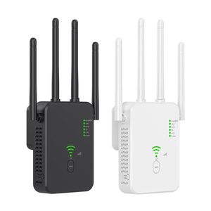 Dual Band 5GHz/2.4GHz Wireless WiFi Repeater with 4 Antennas Wireless Router 3 Modes UK/US/EU Wide Coverage for Home Hotel