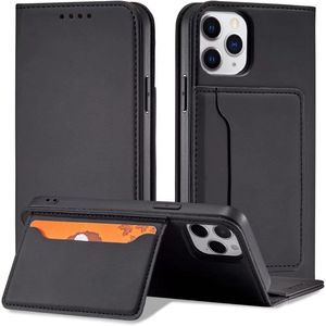 Leather Magnetic Cell phone wallet flip Case purse with Kickstand for iPhone 15 Pro Max