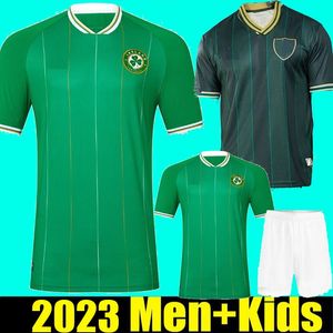 2023 IRLANDIA Domowe koszulki piłkarskie Zestaw Doherty Duffy 23 24 Drużyna narodowa Egan Brady Keane Hendrick McClean Football Shirt Men Kids Mundlid