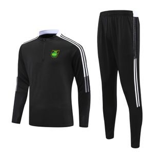 Jamaica national football team soccer adult tracksuit Training suit Football jacket kit track Suits Kids Running Sets Logo Customize