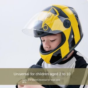 Capacete de motocicleta capacete para crianças elétricas tamanho grátis de 2 a 10 anos de idade full face face infantil atvs presentes personalizados