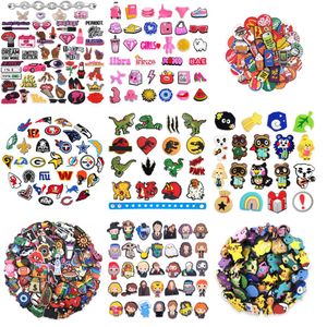 Shoe Parts Accessories Cartoon Croc Charms For Kids Boys Girls Pins Decoration Pack Cute Clogs Slides Charm Party Favors Gifts Drop D Ot2W8