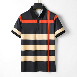 Luxury Polo Shirt T-shirt Brand Designer T-shirt Kläd Rand Kort ärm Spring Summer Fashion Men's and Women's T-shirt