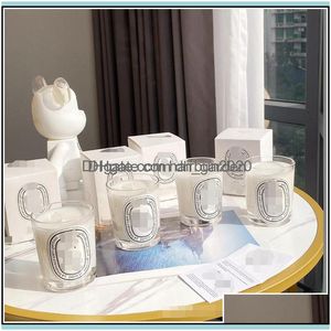 Velas 190G Candle perfumada, incluindo BOX DIP COLLLECTION Bougie Pare Home Decoration Collection Item Drop Delivery 2022 Garden Dhva0 DHT5H