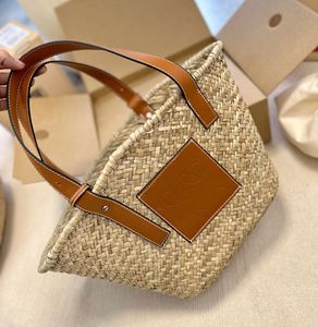 Straw Totes Bag Women Designer Bags Bohemian Style Handbag Fashion Casual Shopping Bag Knitted Tote 3 Size