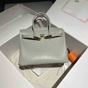 Borkinbag torebki aabkin designerskie torebki zaawansowane uczucie lodowca szara struś skóra 3025mini Mały przenośny togo lithi wzór1KB3 ma fRJ