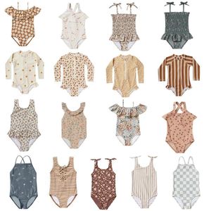 Roupas de roupas para crianças meninas ternos de natação de verão rc marca baby havai roupas crianças florestas florestas de banho infantil biquíni fofo 2303322