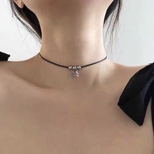 Pendant Necklaces Kpop Star Pendants Choker Necklace for Women Korean Fashion Stainless Steel Necklaces Chokers Girls Y2k Aesthetic Jewelry Gift Z0321