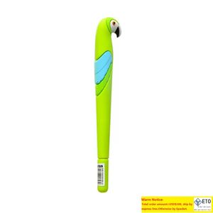 Parrot Gel Pen Kawaii Blue Black Signature Prens Student Gif