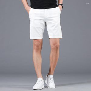 Men's Shorts 2023 Men's Summer Fashion Casual Work Trousers Men Solid Color Pockets Loose Male Size Homme G18