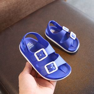 Sandaler sommar 2023 mode småbarn baby pojkar skor barn sandaler mjuka lägenheter strand sandaler barn spädbarn casual barn skor