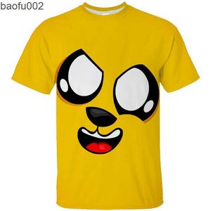 Men's T-Shirts Funny Mikecrack T-shirt Children 3D Cartoon Tee Tops Kawaii O-Neck T Shirt Los Compas Anime Streetwear Compadretes Tshirt Summer W0322