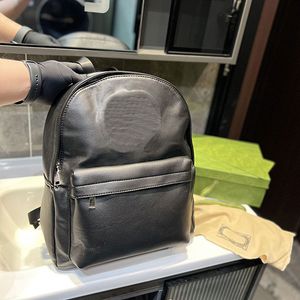 Damen-Rucksack, Reisetasche, großes Fassungsvermögen, Handtasche, Geldbörse, Schultaschen, modischer Briefdruck, Rindsleder, echtes Leder, Innentasche mit Reißverschluss, hochwertig, einfarbig