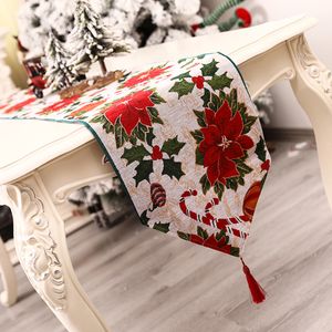 Table Runner Mesa de Natal Runner Moda Moda de alta qualidade Tocada de mesa Placemat Decorações de Natal para casa 230322