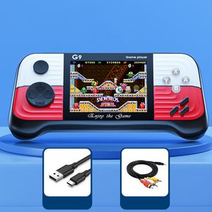 G9 Handheld Portable Arcade Game Console 3,0 Inch HD Screen Gaming Players 666 In 1 Classic Retro Games TV Console AV Output With Retail Packing DHL