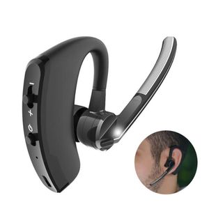 V8 Wireless Bluetooth 5.1 hörlurar affärshandsfria samtal hörlurar brusreducering kör sport öronsnbud med mic bas headset