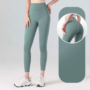 Designer Pant Women Yoga Leggings Pants Legging Pant Sports Leggings Kne Längd Kvinnor Gym Hög midja Pant Elastisk fitness Lady Outdoor Sport