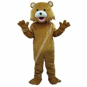 New Brown Bear Mascot Costume Top Cartoon Anime theme character Carnival Unisex Adults Size Christmas Birthday Party Outdoor Outfit Suit