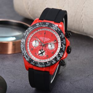 WRIST WATKSES For Men 2023 New Mens Watches All Dial Work Work Quartz Watch عالية الجودة عالية العلامة التجارية الفاخرة كرونوغراف الساعة لا يوجد مصمم مربع الساعات R02