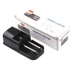 Máquina de rolagem de cigarro automático Rolo de recheio elétrico fabricante de tabaco fumando a máquina de fumaça de tubo duplo injetor 8mm conosco Chargers da UE DHL