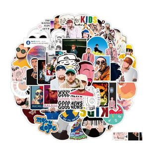 Araba Stickers 50 PCS Graffiti Su Şişesi Müzik Yapımcısı Kaykay Dizüstü Bilgisayar Kask Çocuk Dekor Pad Bisiklet Bisiklet Motosiklet DH0JH